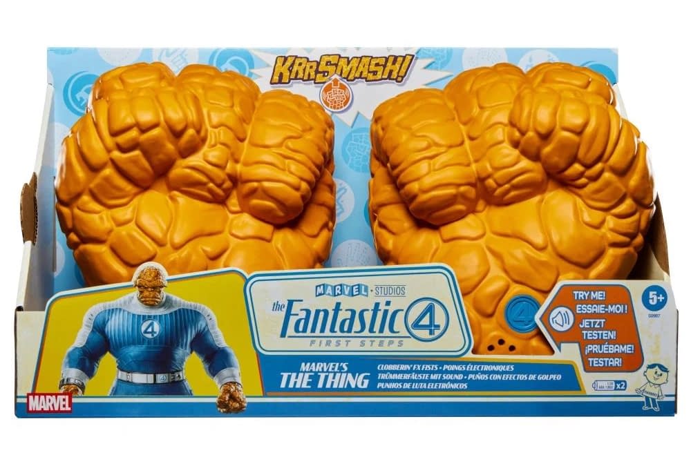 The Fantastic Four: First Steps The Thing Clobberin’ FX Fists Revealed