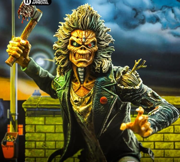 Iron Studios New Iron Maiden Eddie (50th Anniversary) 1/10 Statue 