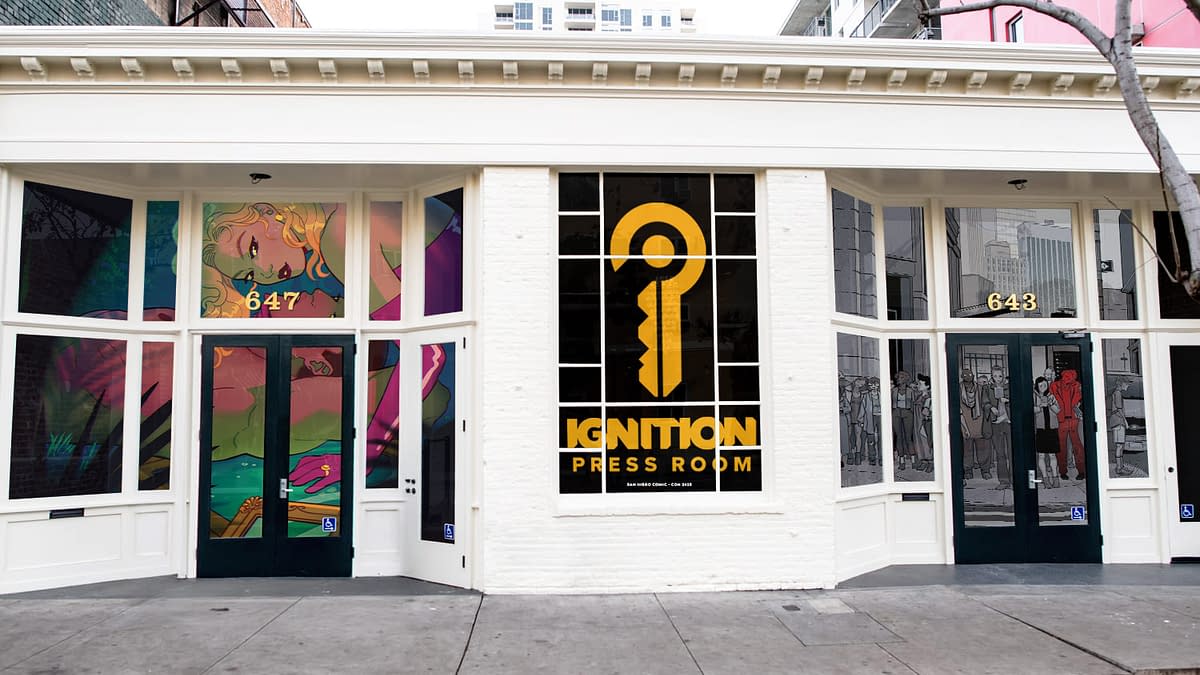 Ignition Press San Diego Comic-Con street mockup from IP