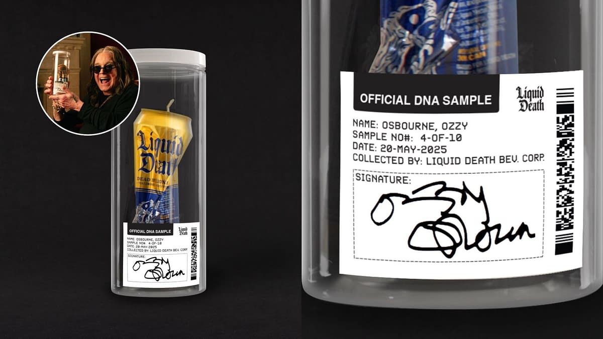 Liquid Death to release limited edition iced tea containing Ozzy’s DNA