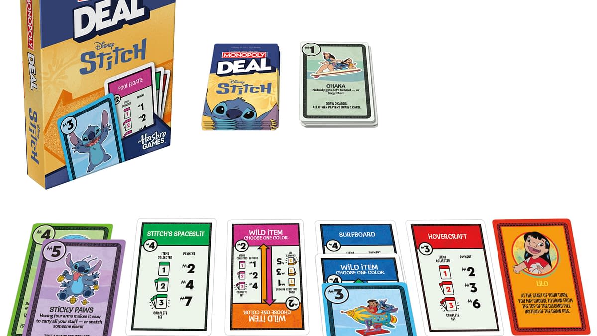 Monopoly Deal: Disney Stitch Edition Launched