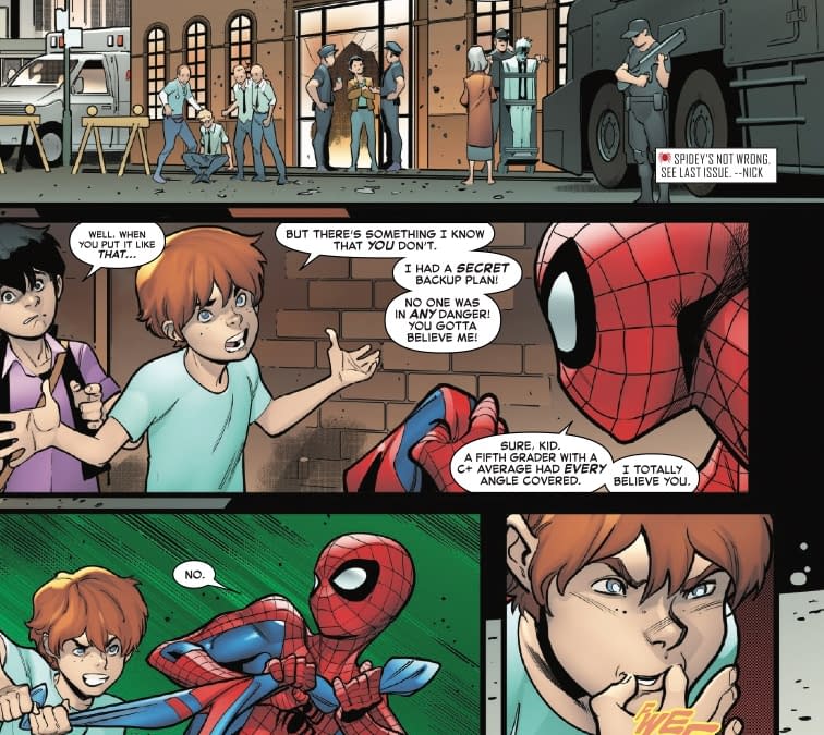 Interior preview page from SPIDER-BOY #20 PACO MEDINA COVER