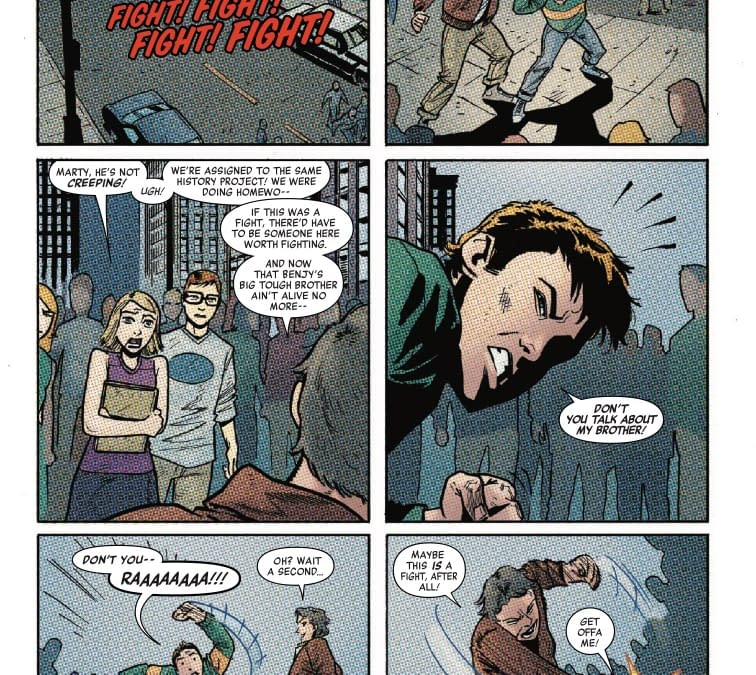 Interior preview page from THING #2 NICK BRADSHAW COVER