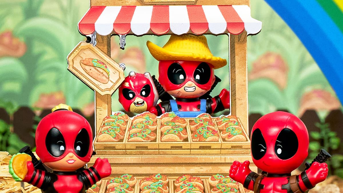 Mattel Debuts SDCC Little People Old Mac Deadpool’s Taco Farm Set