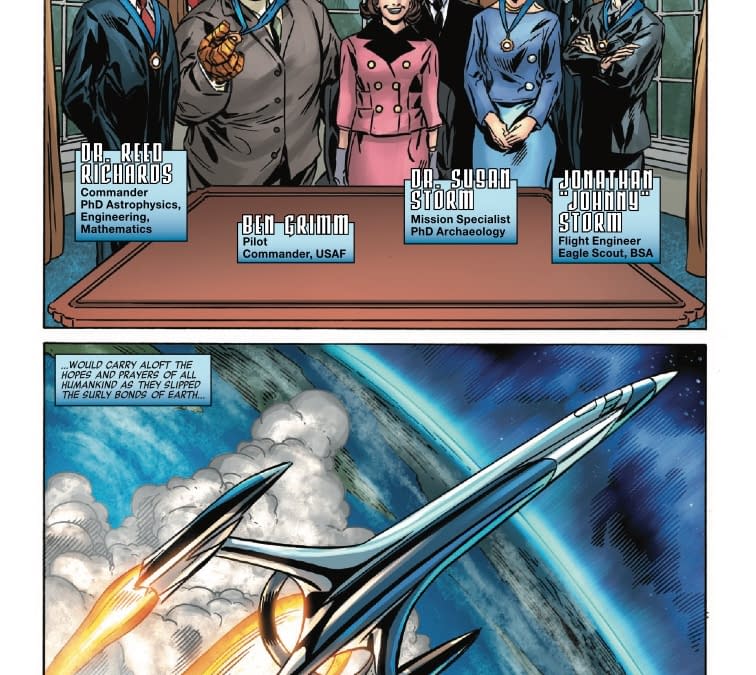 Interior preview page from FANTASTIC FOUR: FIRST STEPS #1 PHIL NOTO COVER