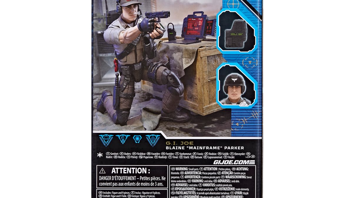 G.I.Joe Classified Blaine “Mainframe” Parker Deploys from Hasbro