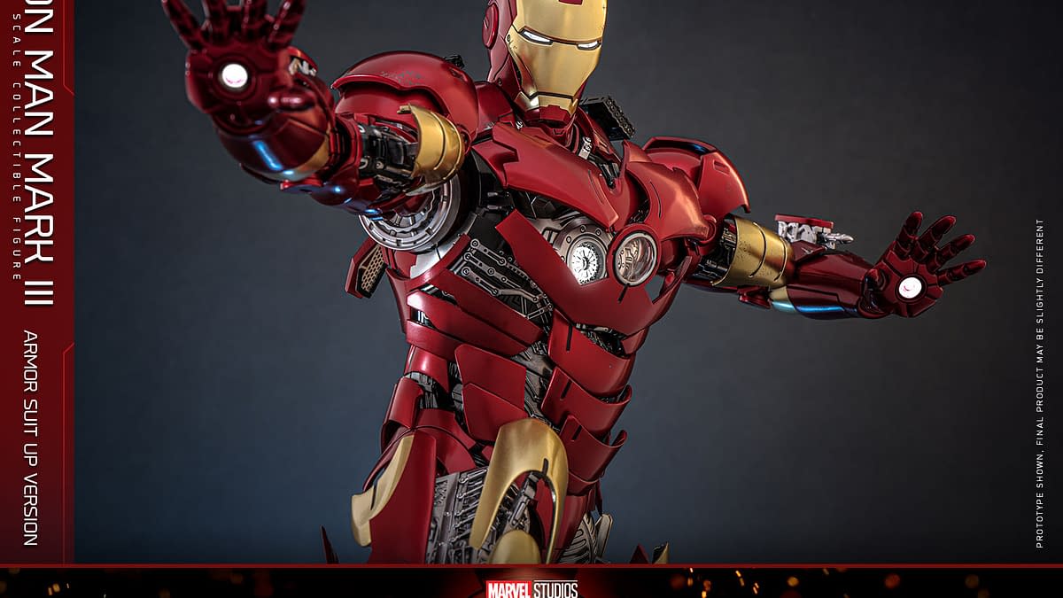 Iron Man Suits Up with New Hot Toys Armor Up Mark III Figure 