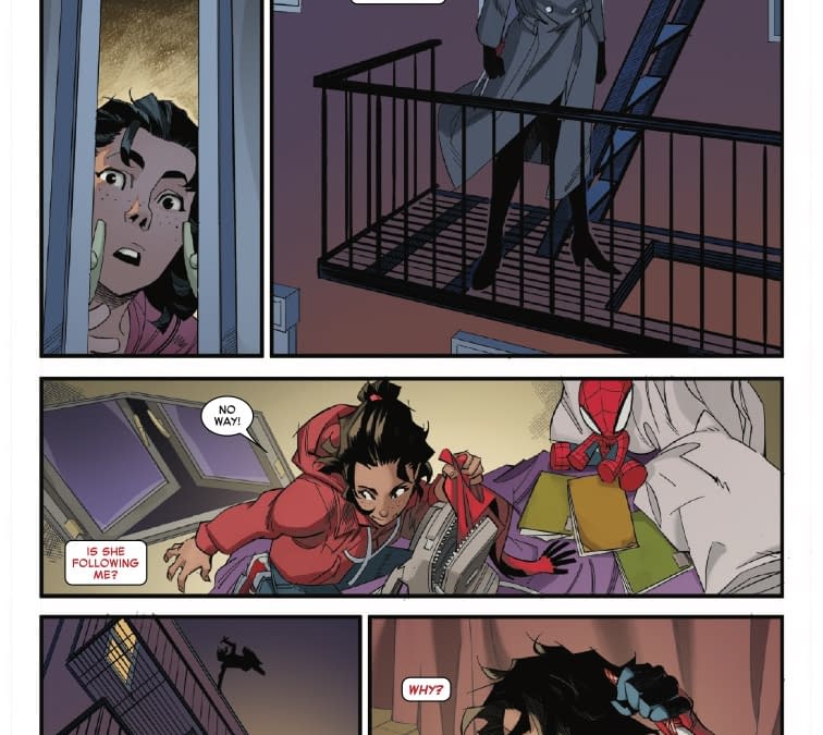 Interior preview page from SPIDER-GIRL #2 DAVID NAKAYAMA COVER
