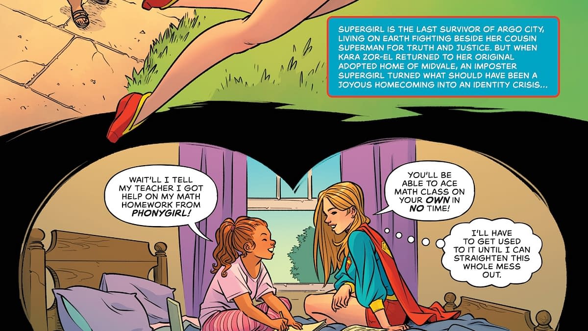 Interior preview page from Supergirl #3