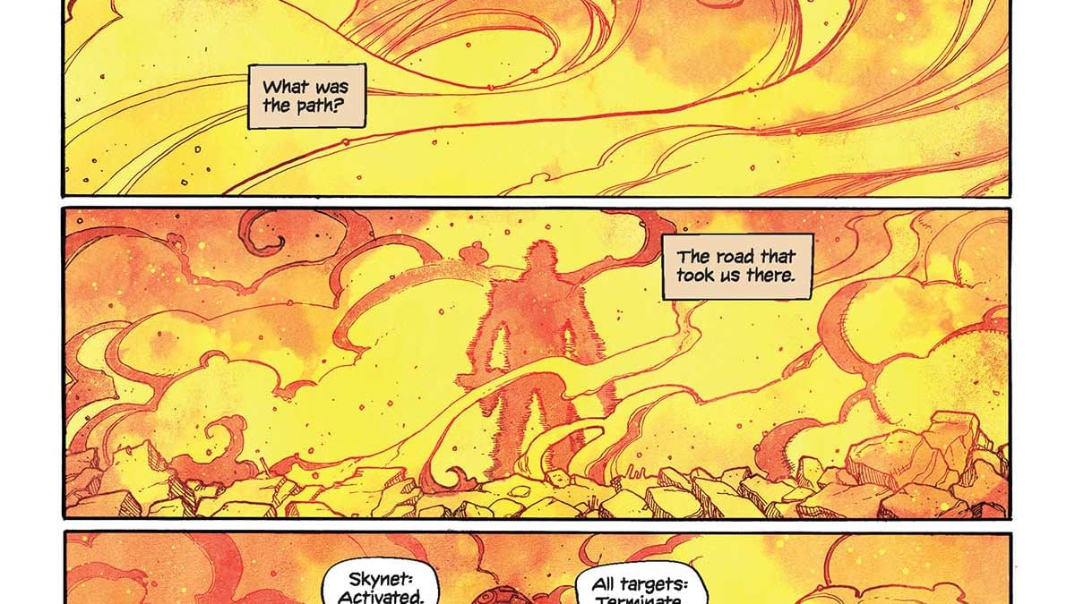Interior preview page from Terminator #9