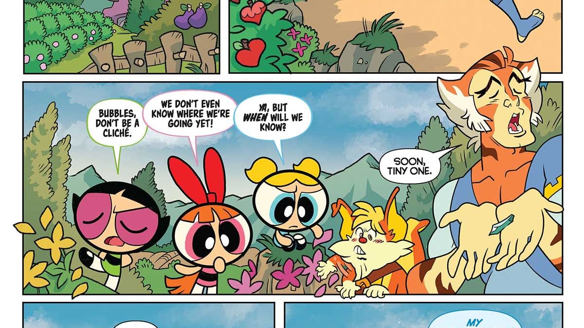 Interior preview page from Thundercats/Powerpuff Girls #1
