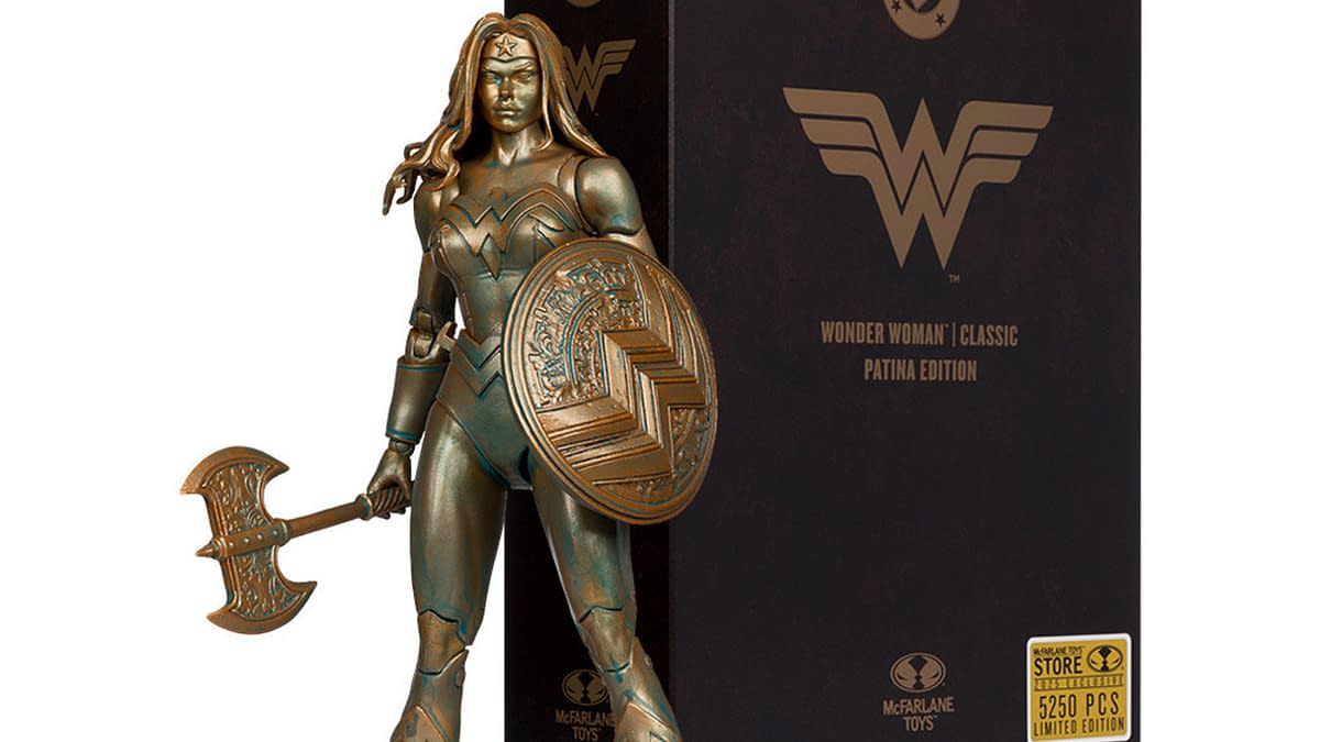 Wonder Woman (Classic) Gold Label Patina Edition Figure Revealed 