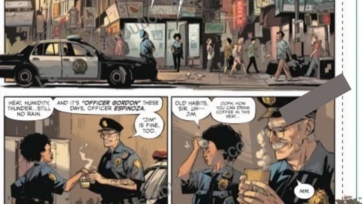 The First Lettered Page Of Batman #1, Leaked