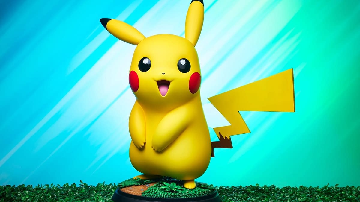 Sideshow Reveals First-Ever Life-Size Pokemon Statue with Pikachu