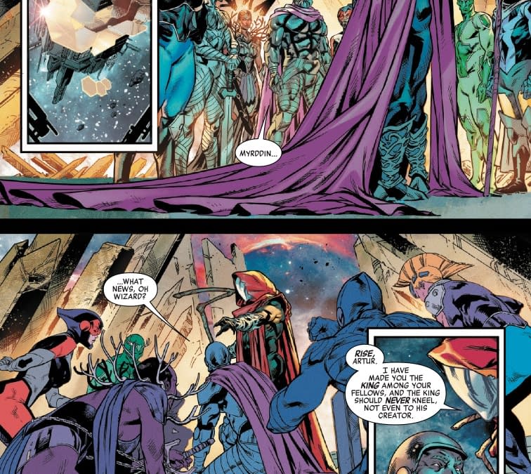 Interior preview page from AVENGERS #29 CAFU COVER