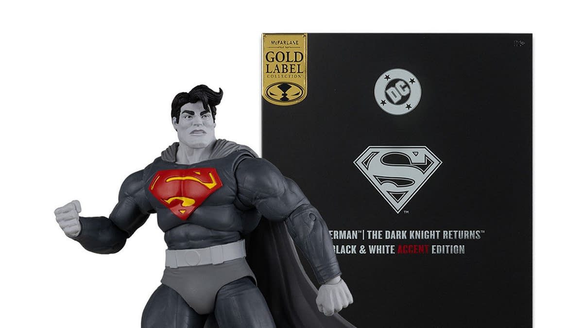 Superman is Back with New Dark Knight Returns B&W McFarlane Figure