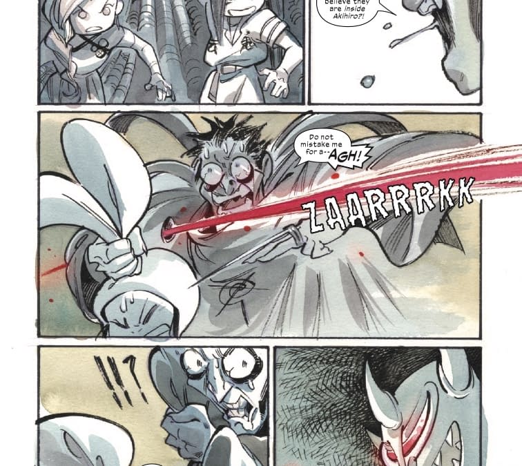 Interior preview page from ULTIMATE X-MEN #18 PEACH MOMOKO COVER