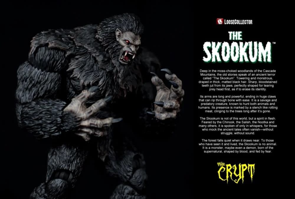 Step Into the Darkness with The Crypt’s New The Skookum Figure