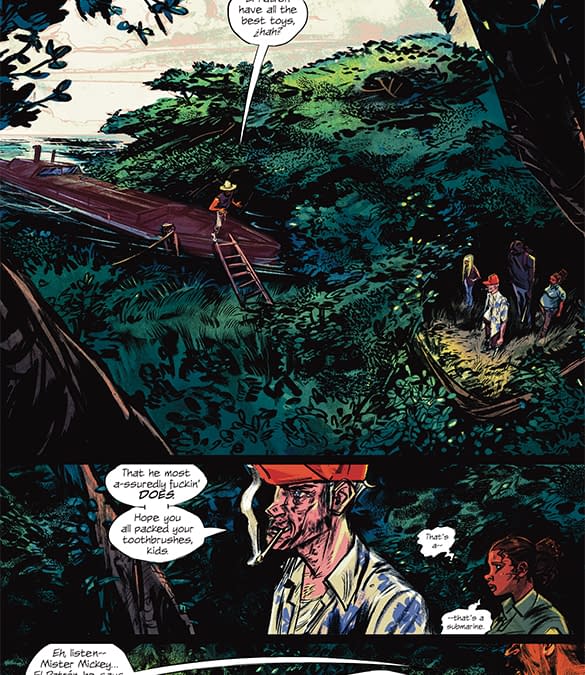 Interior preview page from The Voice Said Kill #3