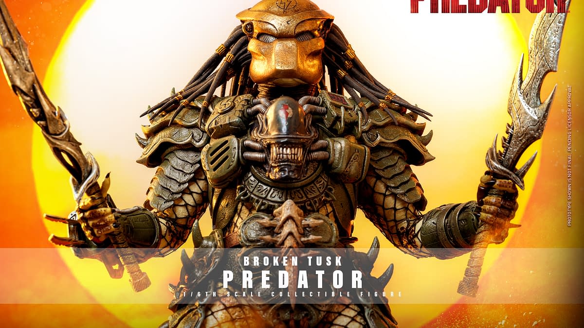 Hot Toys Debuts New Aliens Vs. Predator Broken Tusk 1/6 Scale Figure 