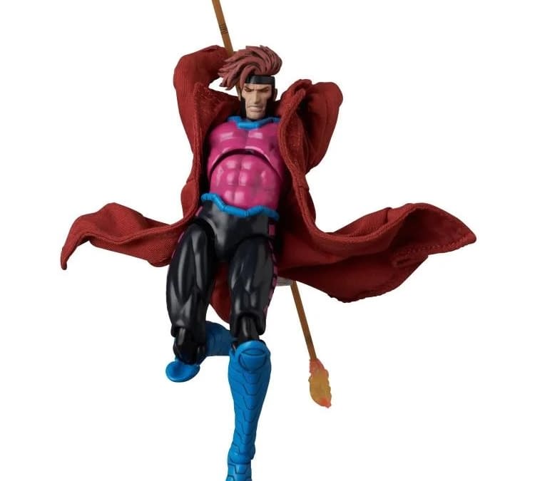 New Marvel Comics Gambit (Comic Variant) MAFEX Figure Revealed 