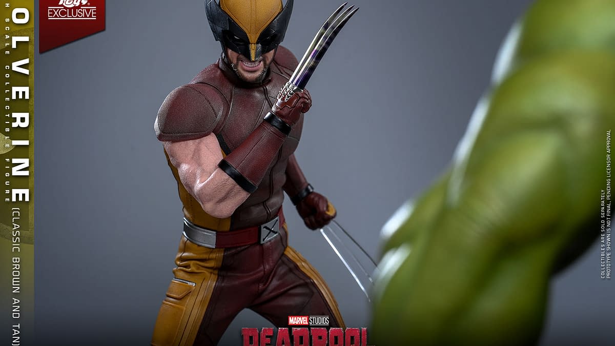 Wolverine Takes On the Hulk with Limited 1/6 Hot Toys Figure 