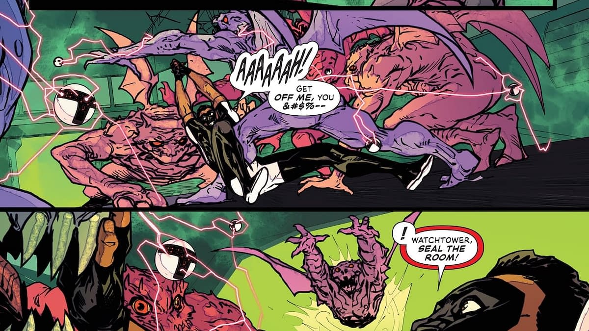 Interior preview page from Justice League Unlimited #11