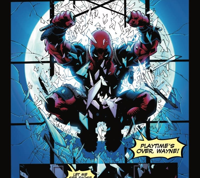 Interior preview page from DEADPOOL/BATMAN #1 GREG CAPULLO COVER