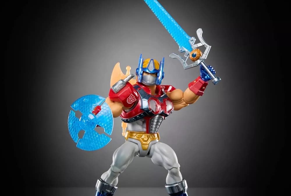 Optimus He-Man Arrives with New Masters of the Universe Collab