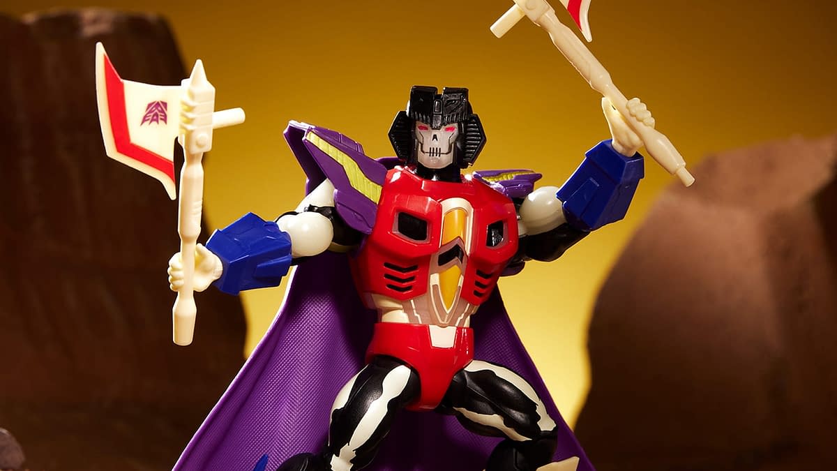 Scare Glow Become Starscream with Mattel’s MOTU x Transformers 