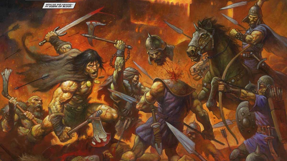 Interior preview page from Conan the Barbarian #25