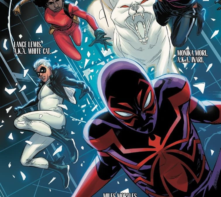 Interior preview page from MILES MORALES: SPIDER-MAN #39 FEDERICO VICENTINI COVER