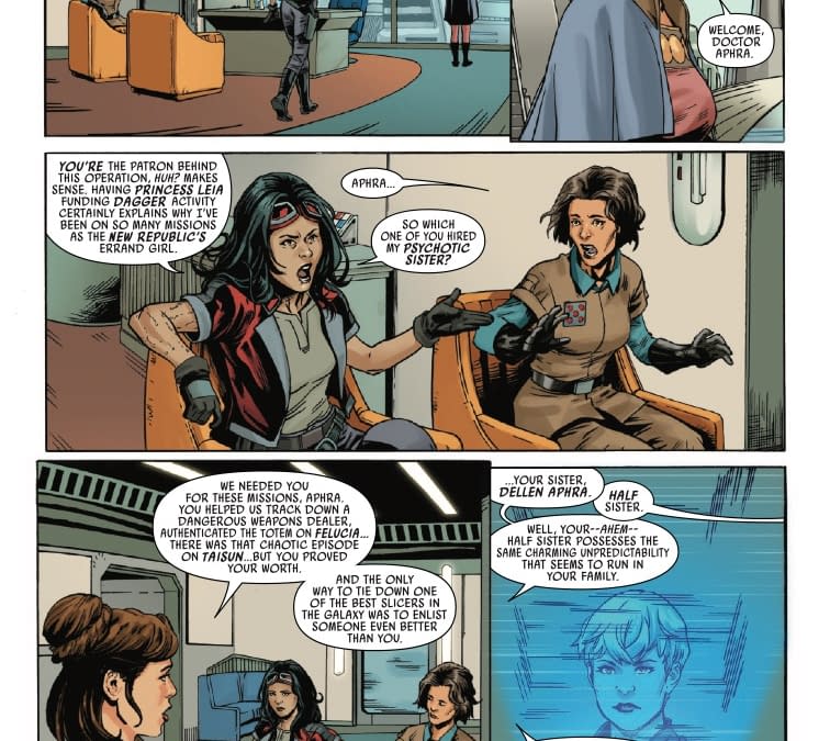 Interior preview page from STAR WARS: DOCTOR APHRA - CHAOS AGENT #5 EJIKURE COVER
