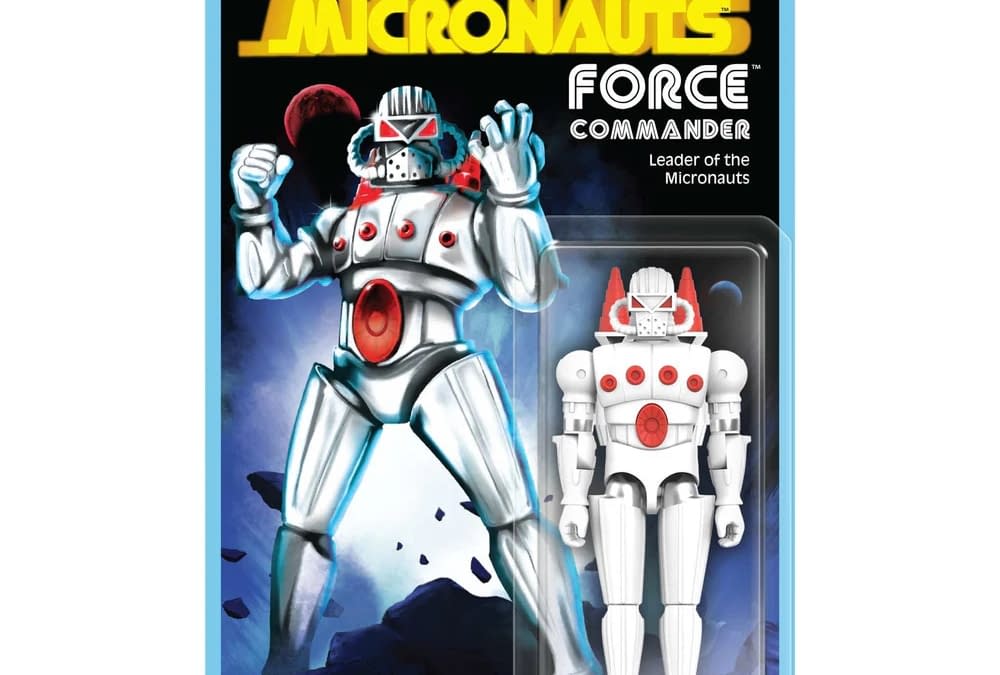 Micronauts Force Commander Reports for Duty with Super7 ReAction+
