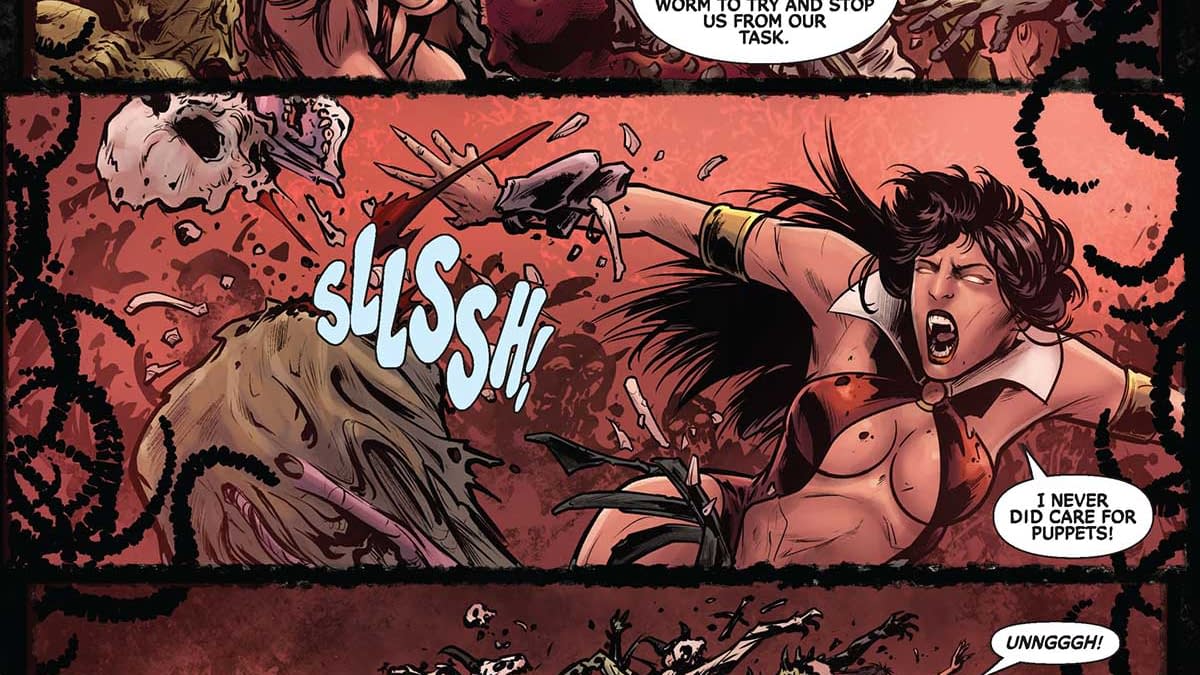Interior preview page from Vampirella Armageddon #4