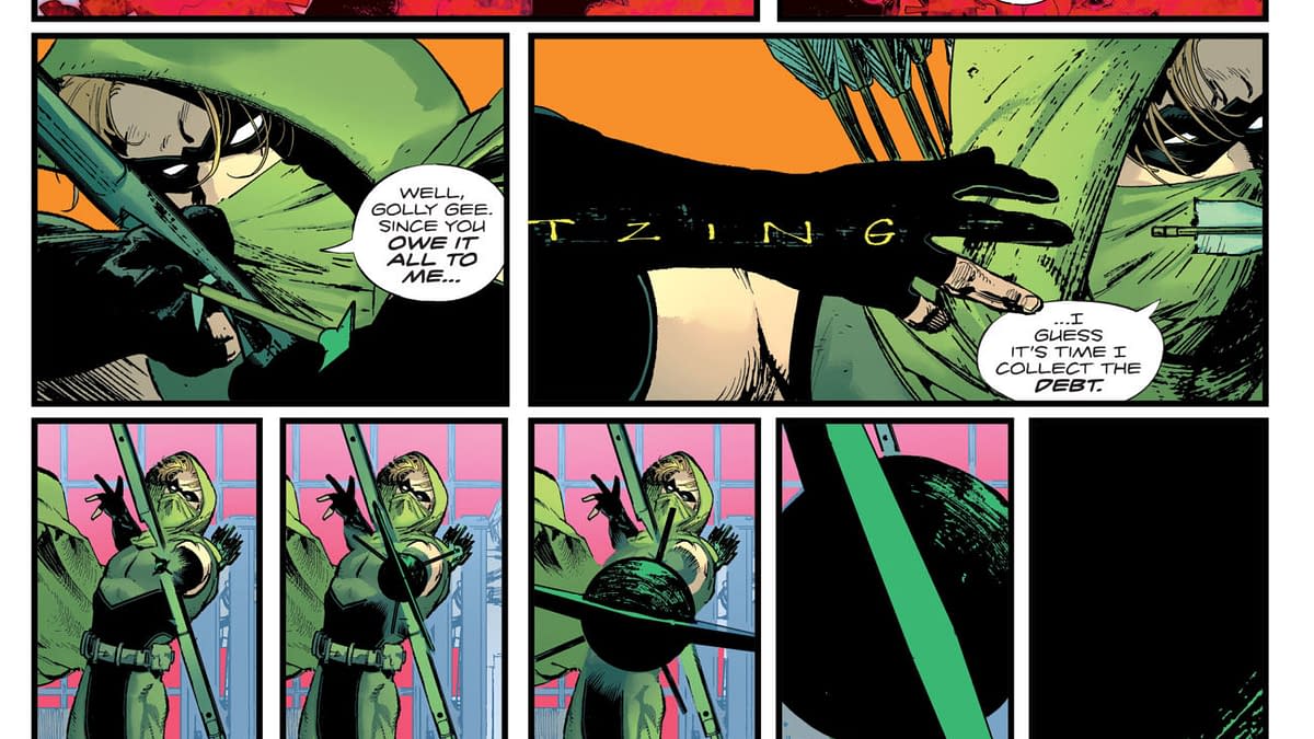 Interior preview page from Green Arrow #30