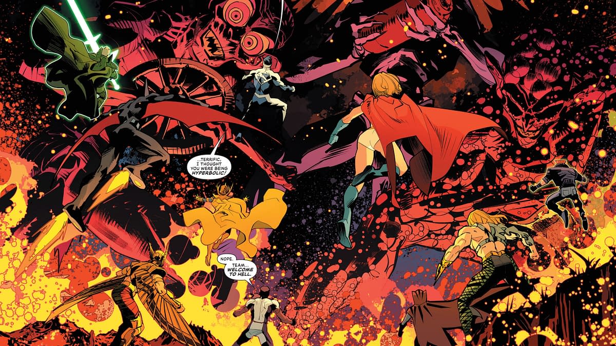 Interior preview page from Justice League Unlimited #13