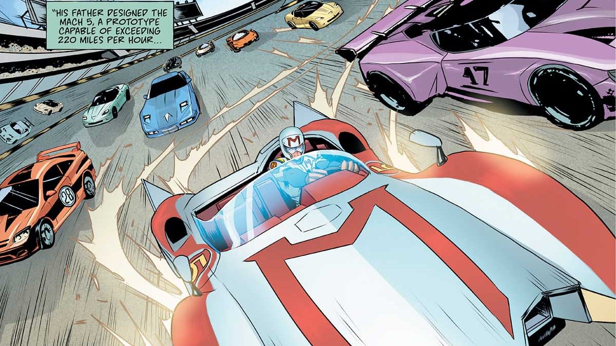 Interior preview page from Speed Racer #4