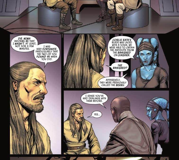 Interior preview page from STAR WARS: JEDI KNIGHTS #9 MADIBEK MUSABEKOV COVER