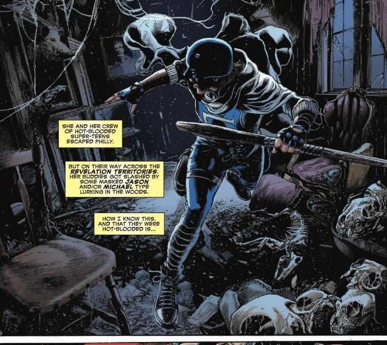 Interior preview page from UNDEADPOOL #2 E.M. GIST COVER