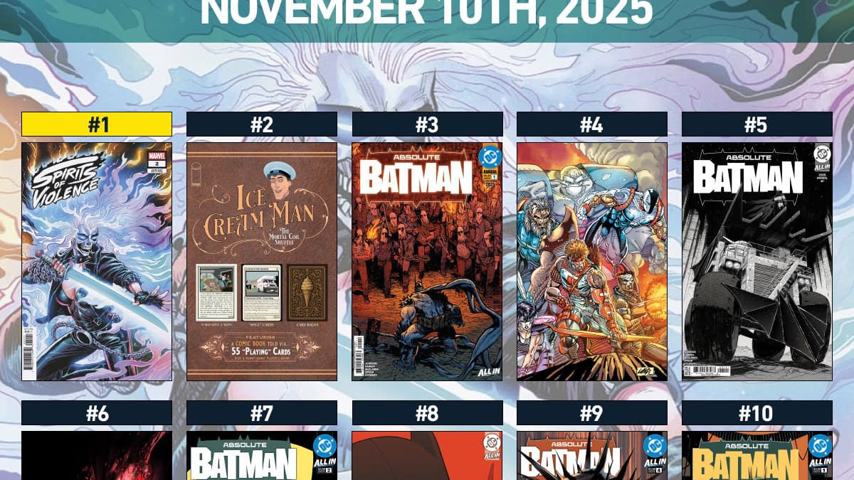 Top Ten Hottest Comics This Week: Bats, Spirits & Decks of Doom