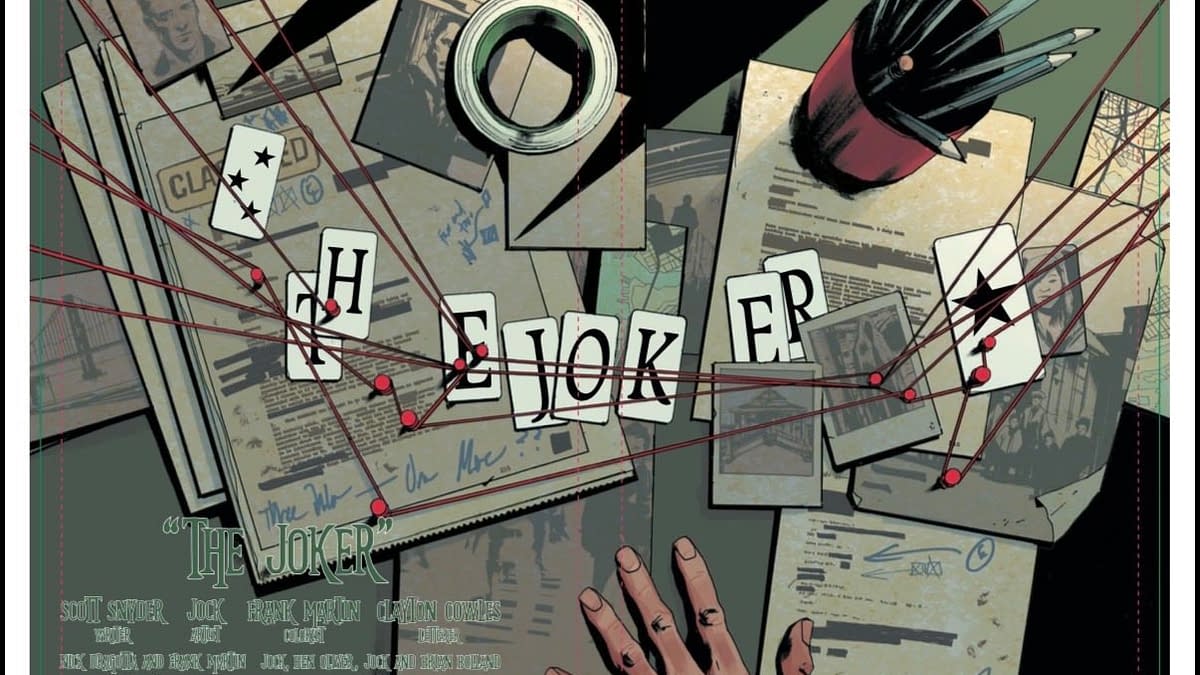 Jock Shows Absolute Joker Double Splash Page From Absolute Batman #15