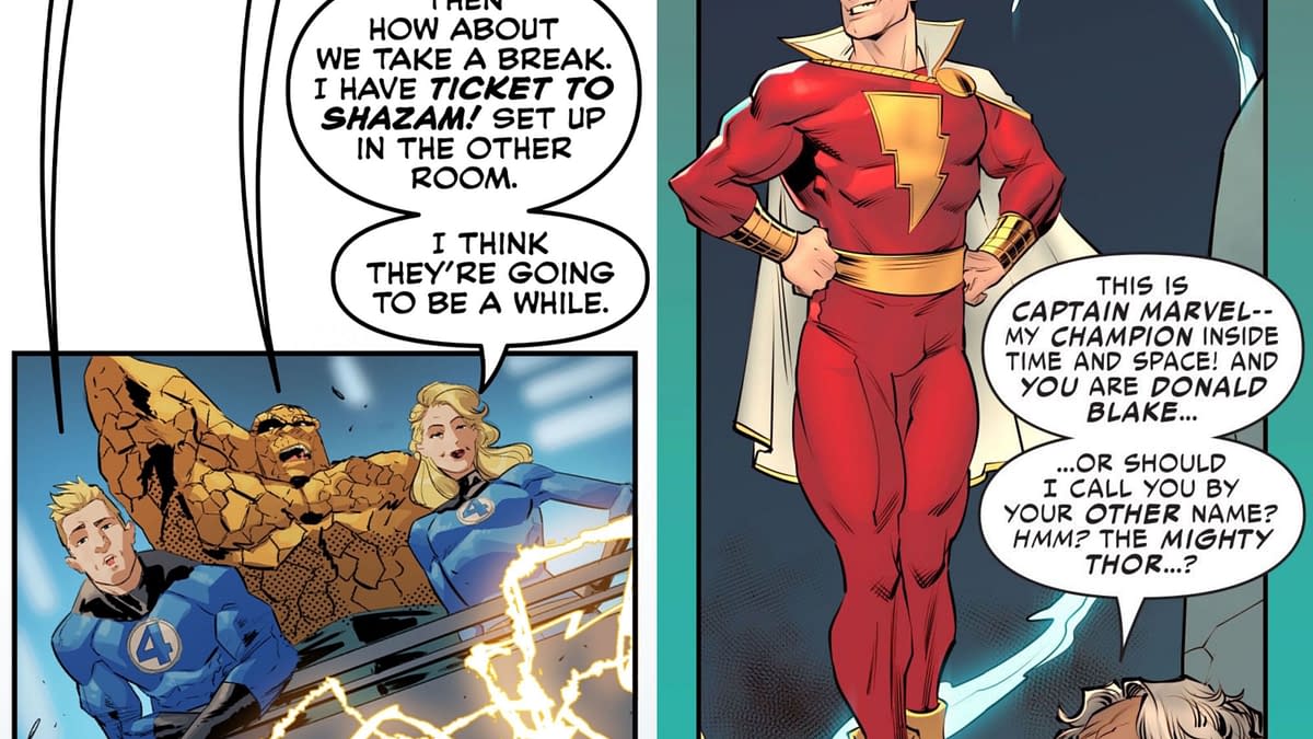 How DC & Marvel Universes Interact In Flash/Fantastic Four/Shazam/Thor