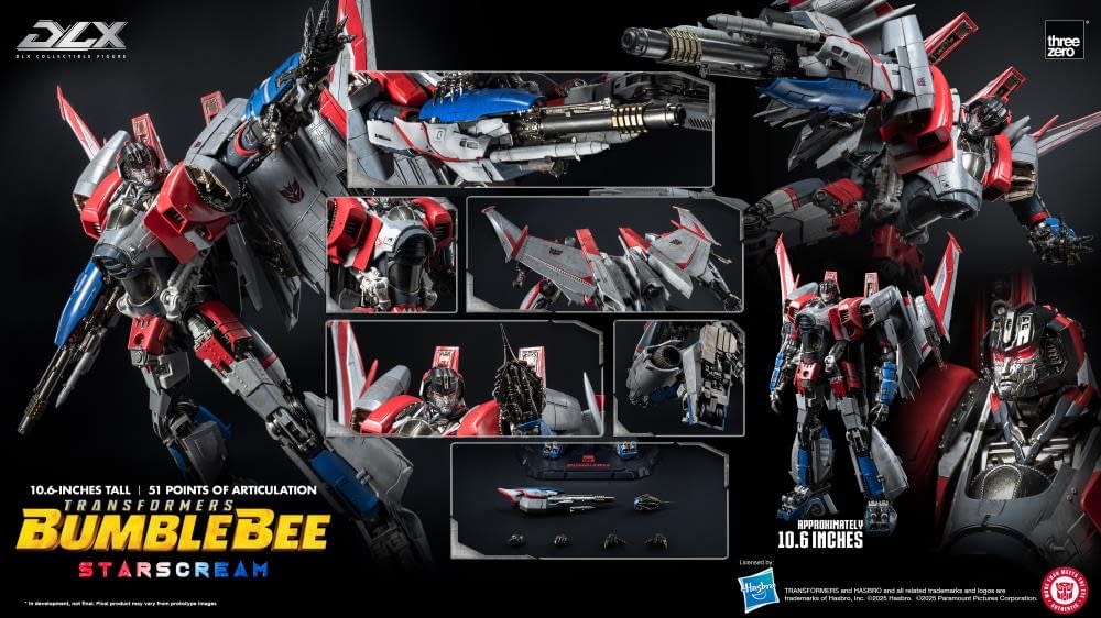 DLX Starscream from Transformers: Bumblebee Lands at threezero