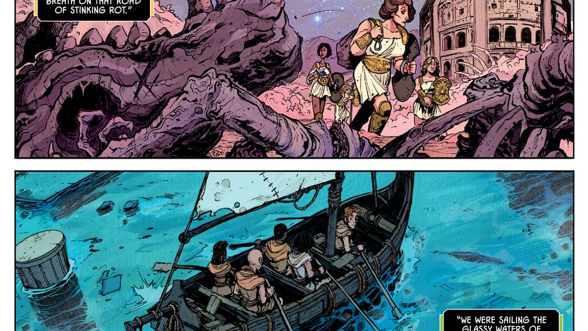 Interior preview page from MAGIC: THE GATHERING: UNTOLD STORIES--ELSPETH #2 CLAYTON COWLES COVER