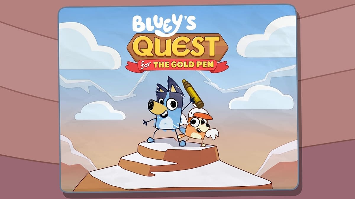 Bluey Creator Interviewed For Bluey’s Quest For The Gold Pen