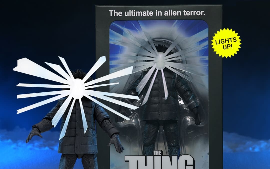 NECA’s Poster Series Line Continues with the Horror of The Thing