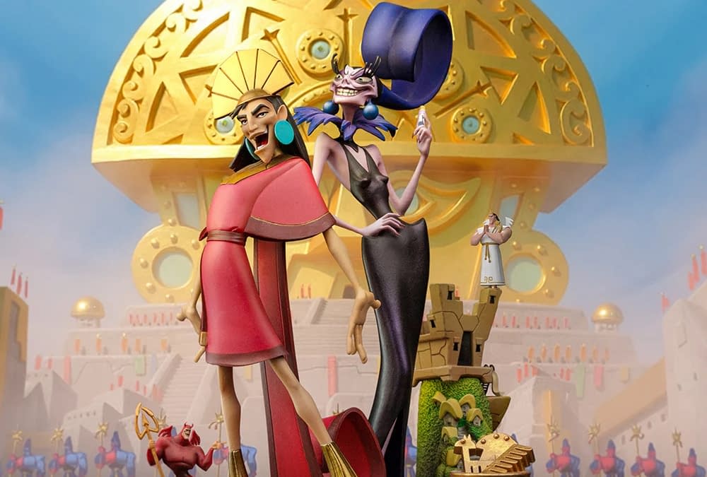 Iron Studios Reveals Deluxe 1/10 The Emperor’s New Groove Statue 