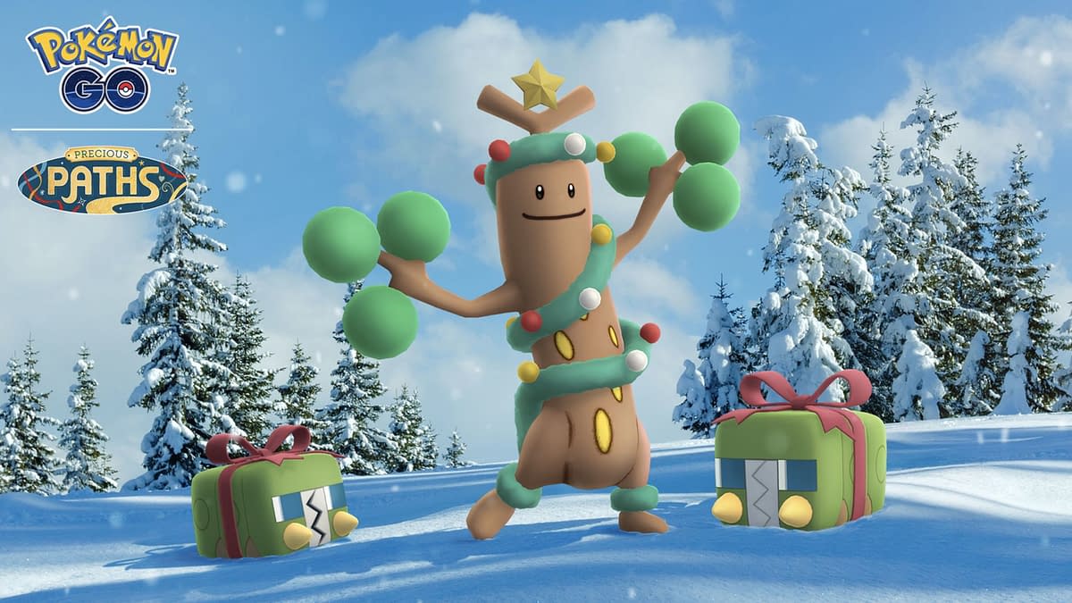 Christmas Tree Sudowoodo Debuts in Pokémon GO Winter Holiday Part 1