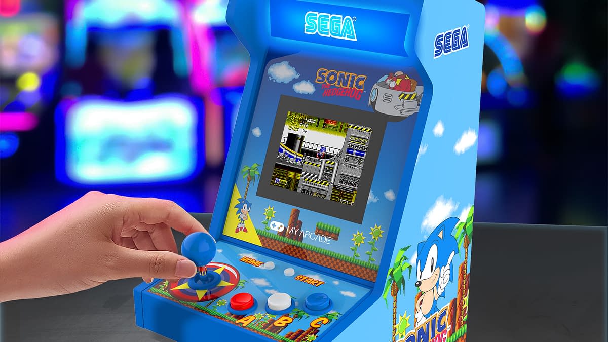 MyArcade & SEGA Release Sonic The Hedgehog Mini Arcades